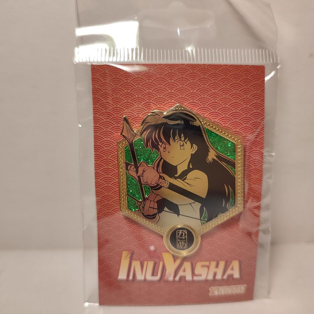 Inuyasha Kagome Golden Series Enamel Pin Official Anime Collectible Badge